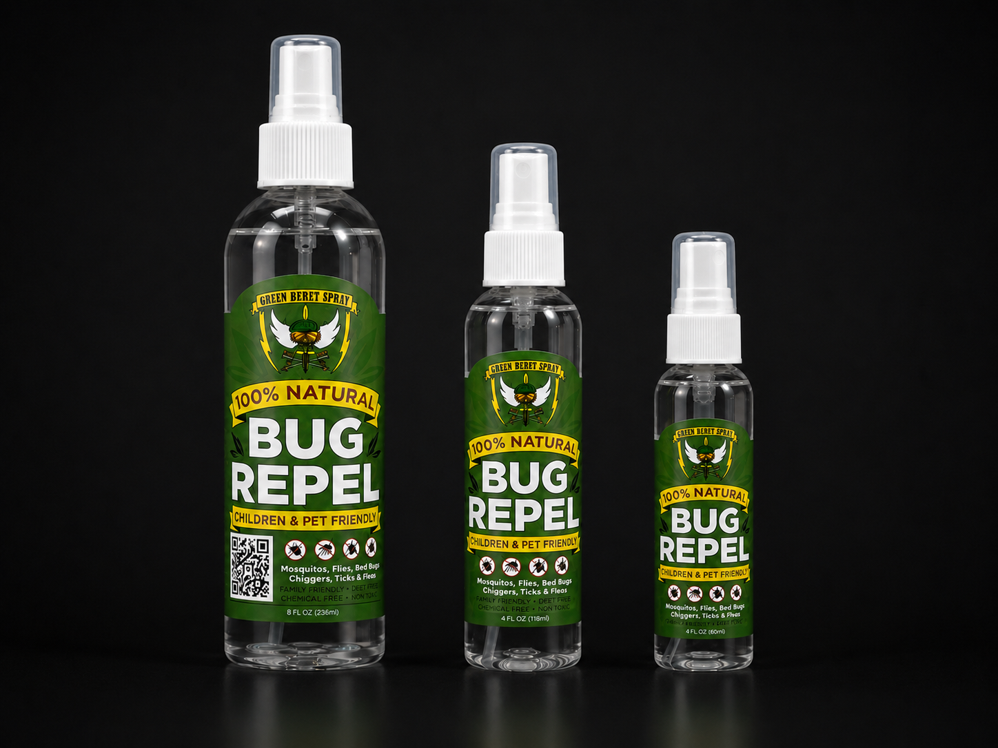 Green Beret Spray bottles